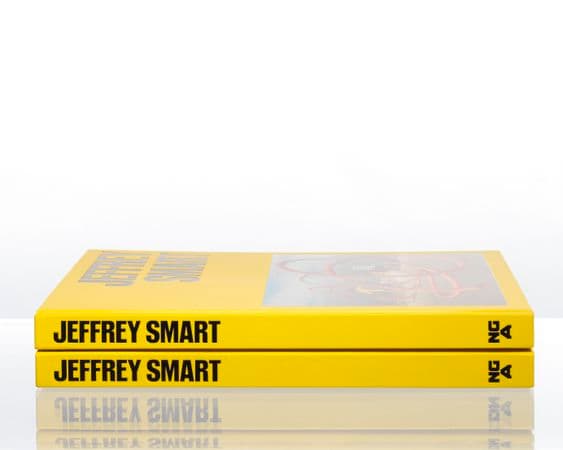 Colour photo of Jeffrey Smart Catalogue spines