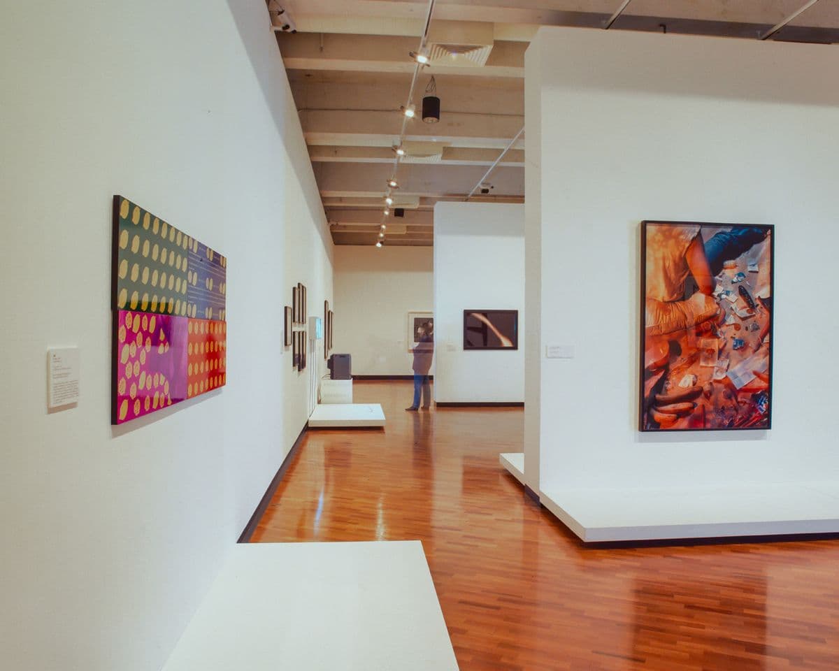Installation view of Don't Leave Me This Way: Art in the Age of AIDS, 1994