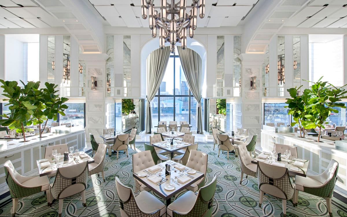 Photograph of interior dining space