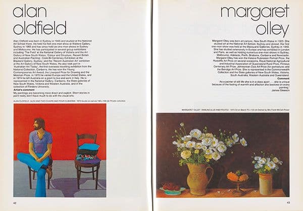 Photograph of design magazine spread
