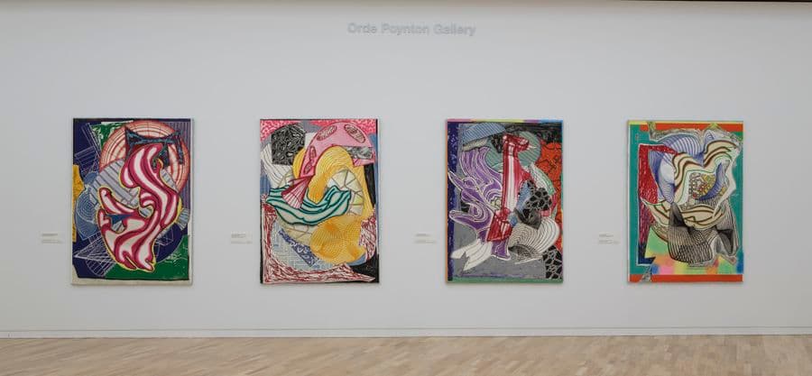 Photograph of Frank Stella: The Kenneth E. Tyler Print Collection at the Orde Poyton Gallery