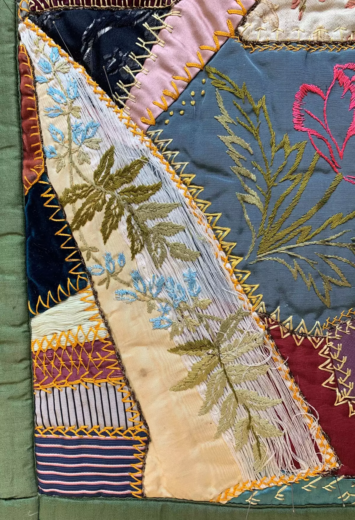 Super Embroidered Quilt＃791 Conserving a crazy patchwork quilt - National Gallery of Australia