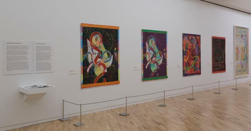Photograph of Frank Stella: The Kenneth E. Tyler Print Collection at the Orde Poyton Gallery