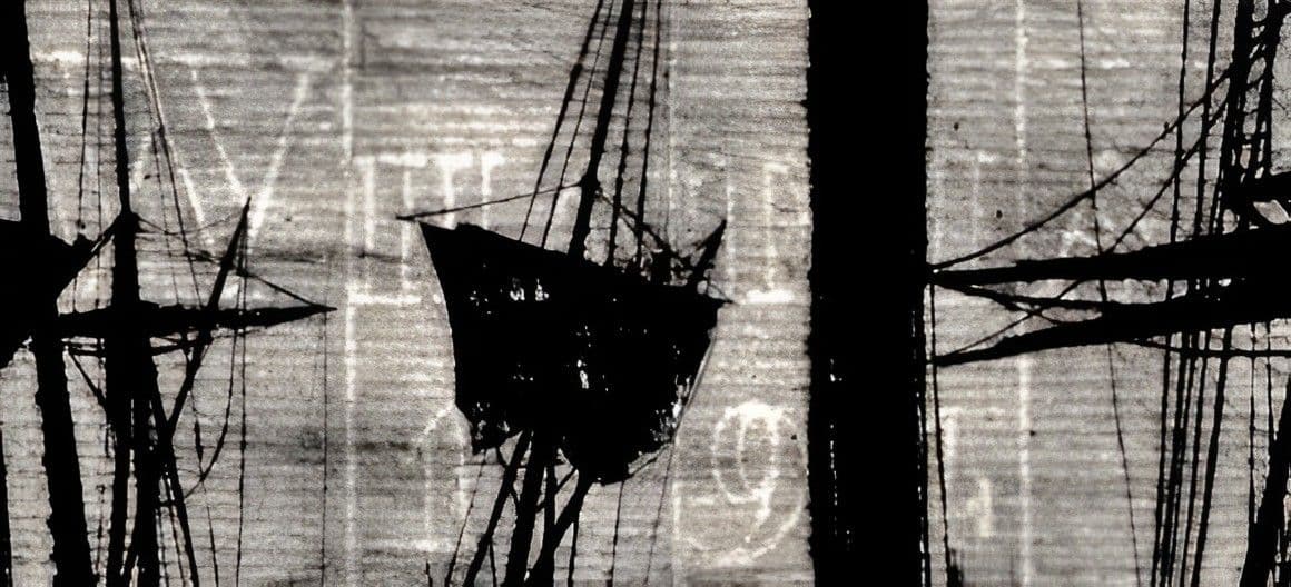 Image of text and date watermark underneath image of a ship