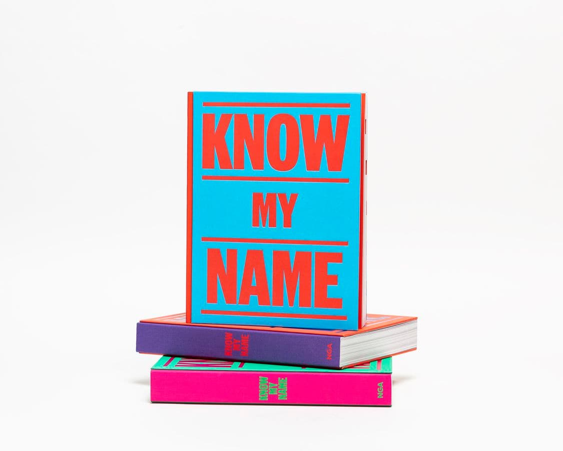 Stacked Know My Name book in three colour ways