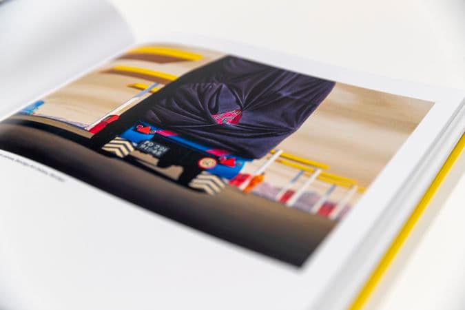 Close up colour picture of Jeffrey Smart catalogue contents