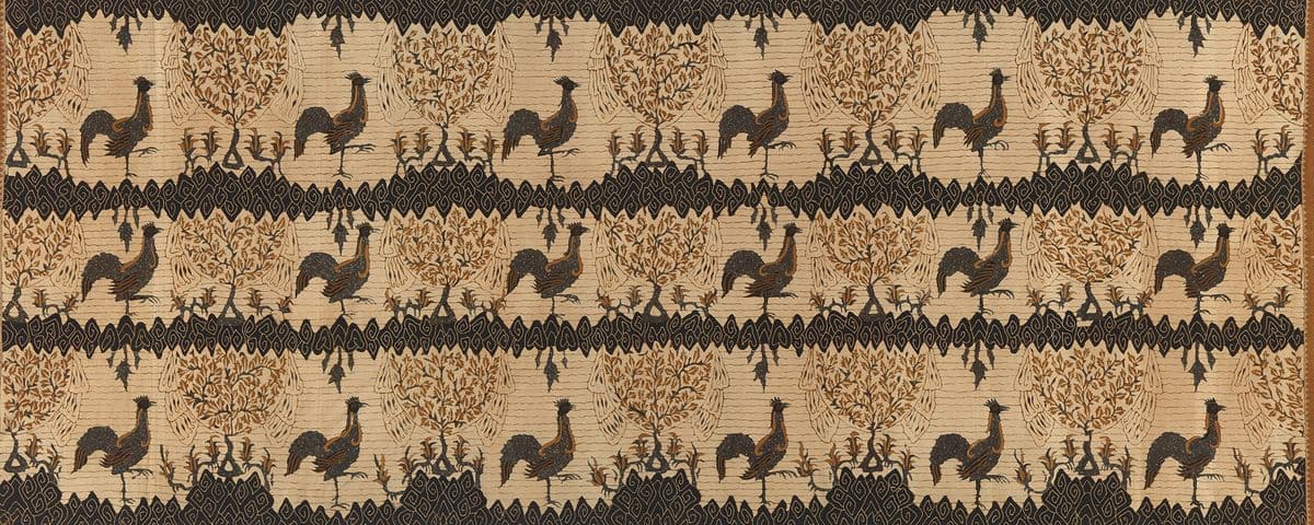 Image of a palace skirt textile, decorative patterns