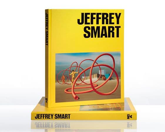 Colour photo of Jeffrey Smart Catalouge