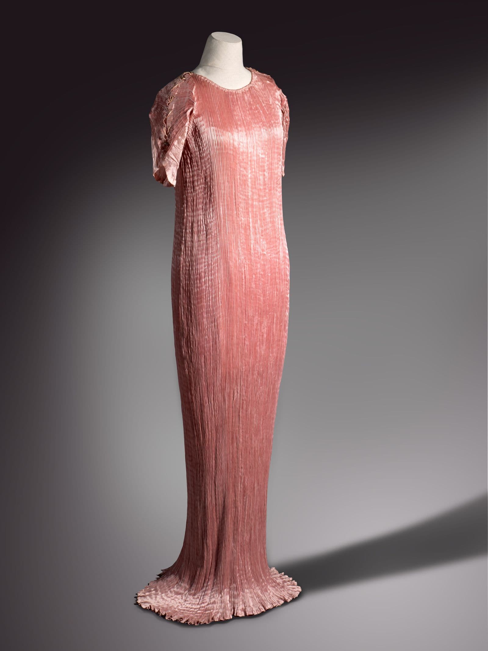 Photo of  long pink dress on mannequin