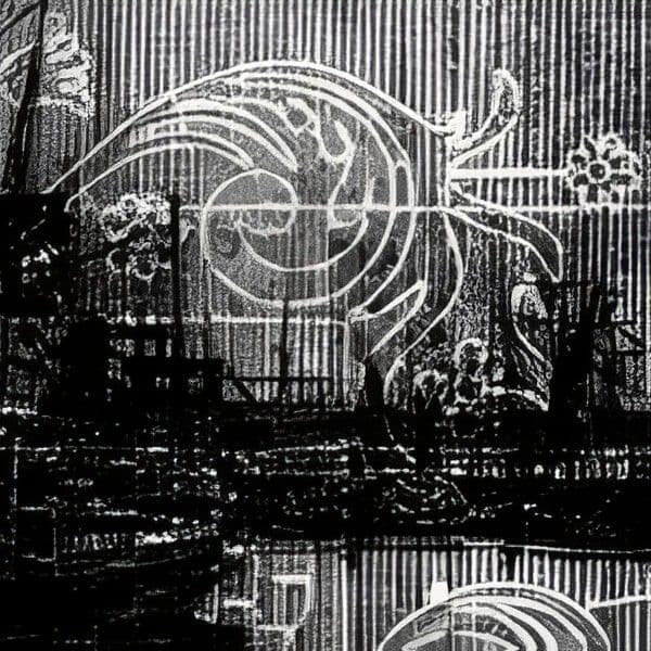 Detail of the The Beehive watermark