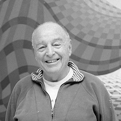 Black and white portrait of Al held