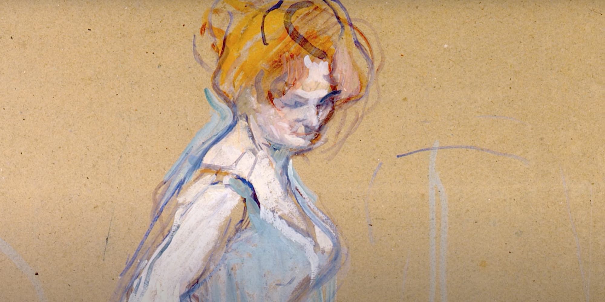 Henri de Toulouse-Lautrec 'Trapeze artist from the Cirque