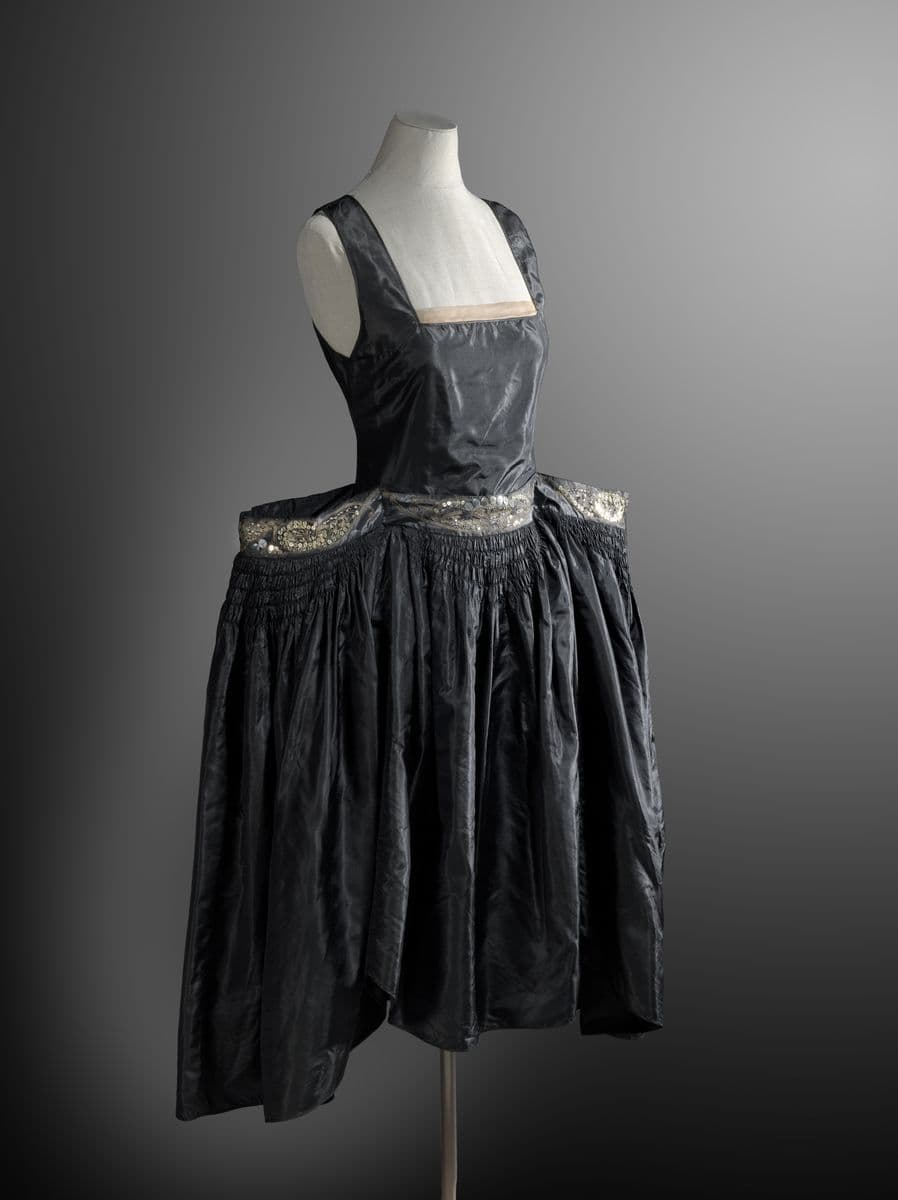 A black dress on a mannequin