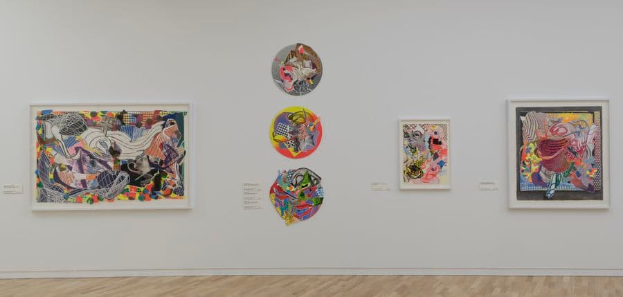 Photograph of Frank Stella: The Kenneth E. Tyler Print Collection at the Orde Poyton Gallery