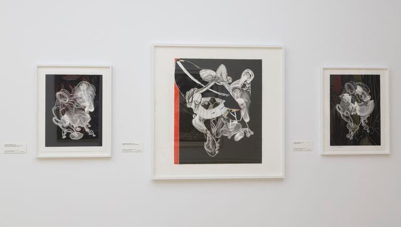 Photograph of Frank Stella: The Kenneth E. Tyler Print Collection at the Orde Poyton Gallery