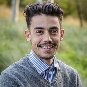 Portrait headshot of a male