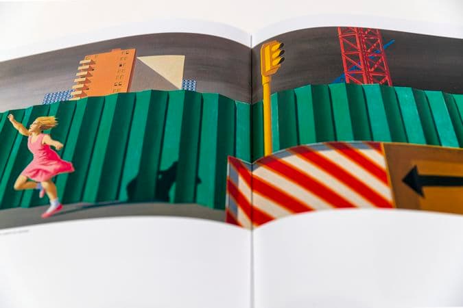 Close up colour picture of Jeffrey Smart catalogue contents