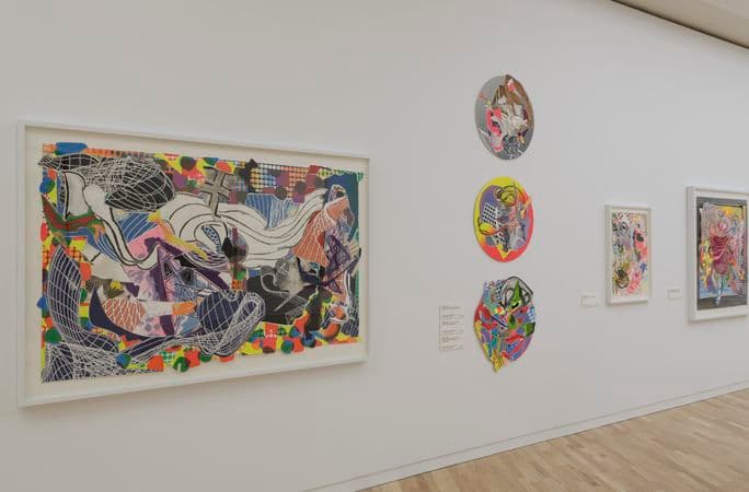 Photograph of Frank Stella: The Kenneth E. Tyler Print Collection at the Orde Poyton Gallery