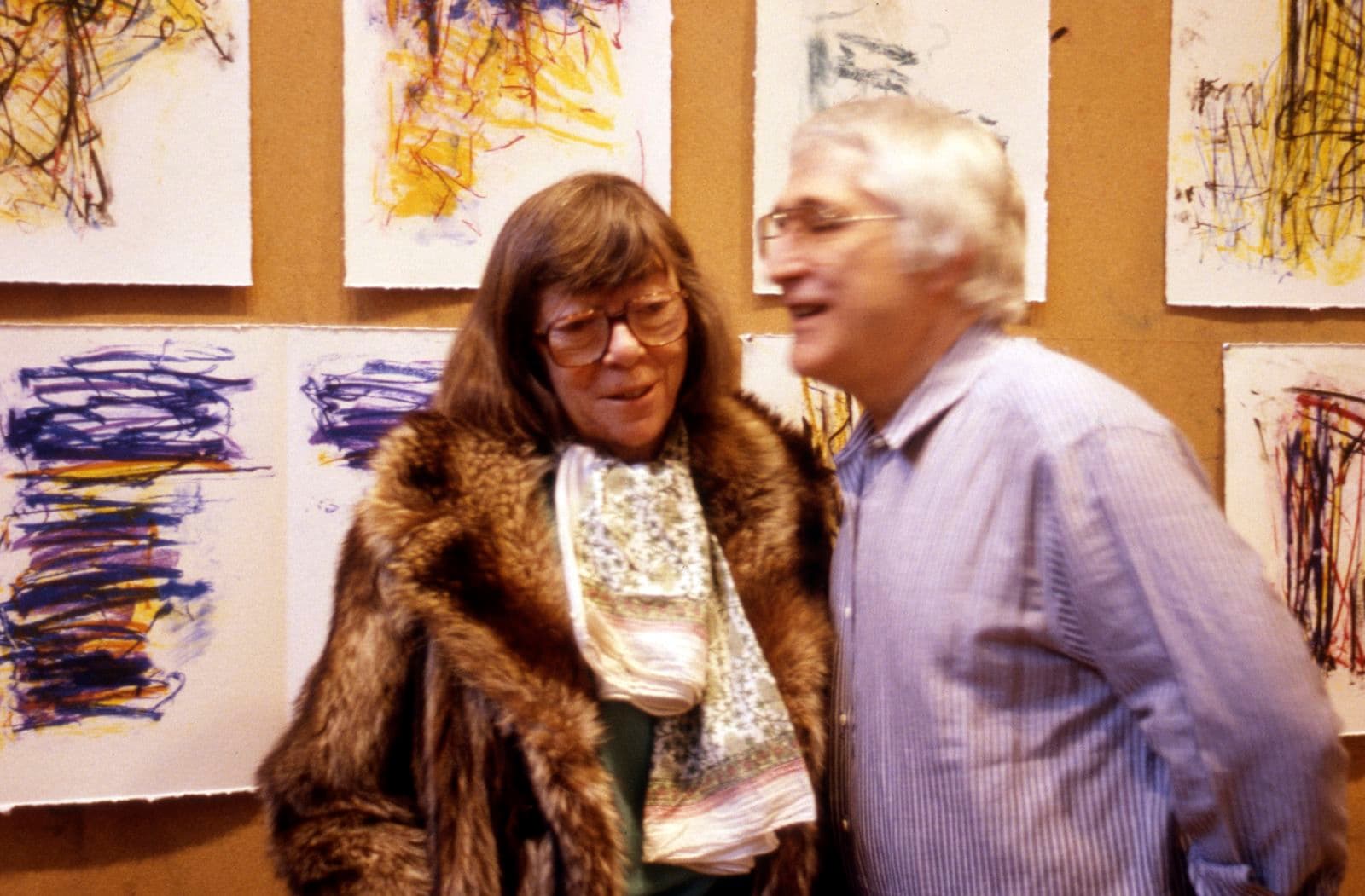 Photo of Joan Mitchell and Ken Tyler