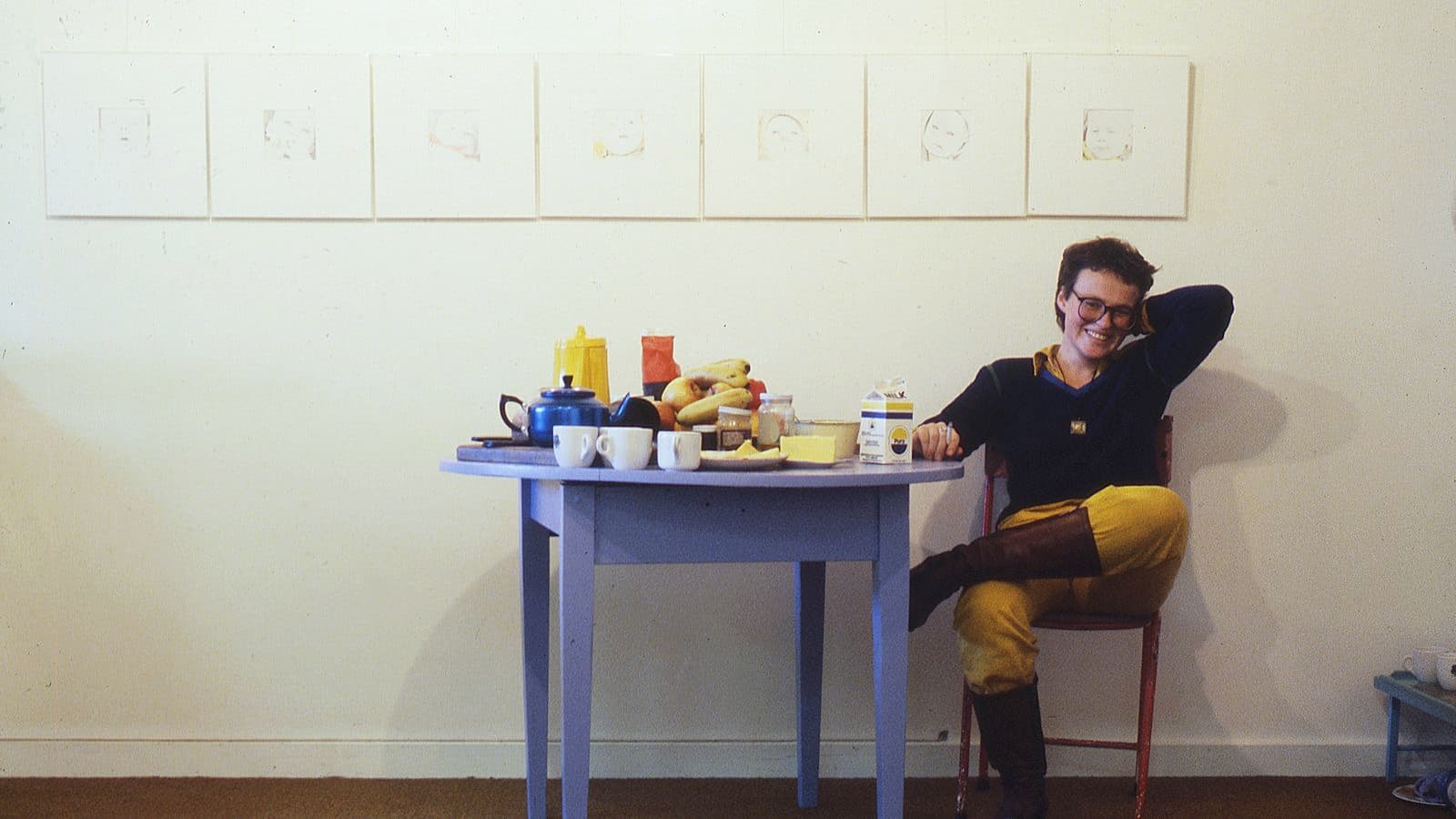 Installation view of Micky Allan's 1978 Live In Show
