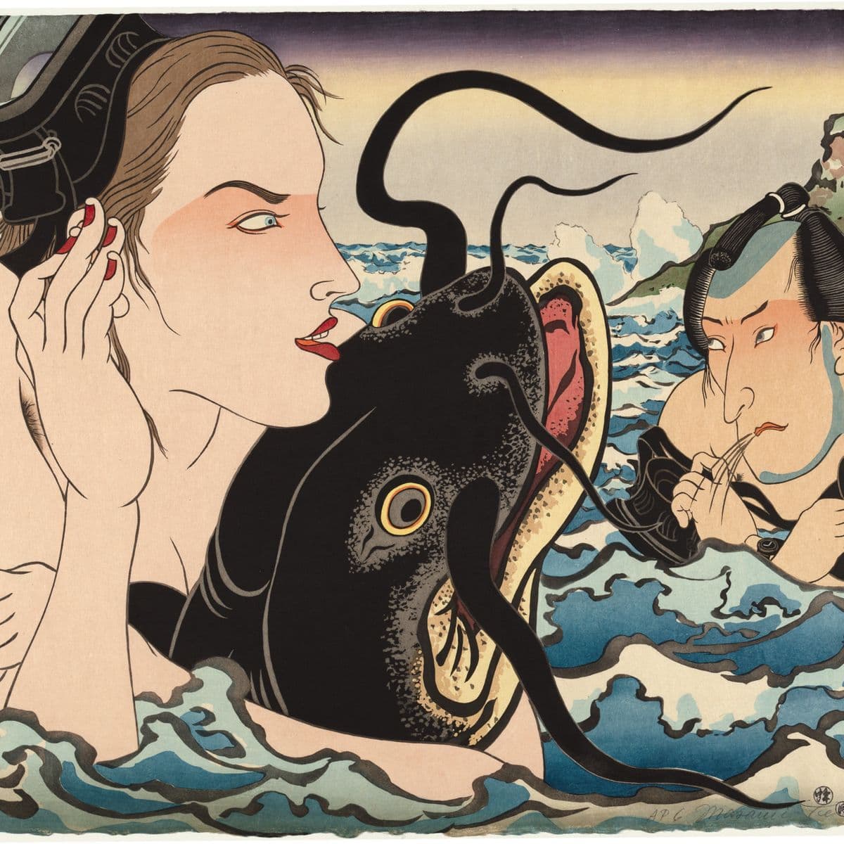Paintings By Masami Teraoka 浮世絵 画集 Masami Teraoka | Catharine