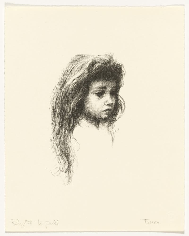 Gina Tomao's (Girl's head) print