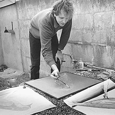 Black and white photograph of T L Solien