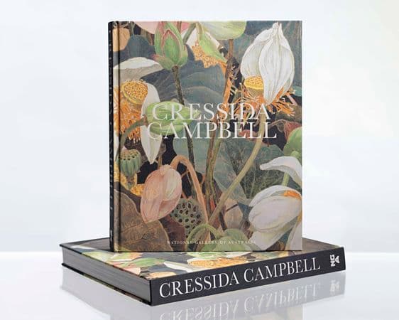 Colour photo of the Cressida Campbell Catalogue cover
