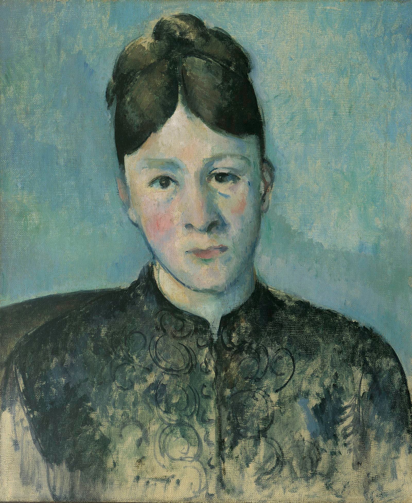 Painted portrait of a woman