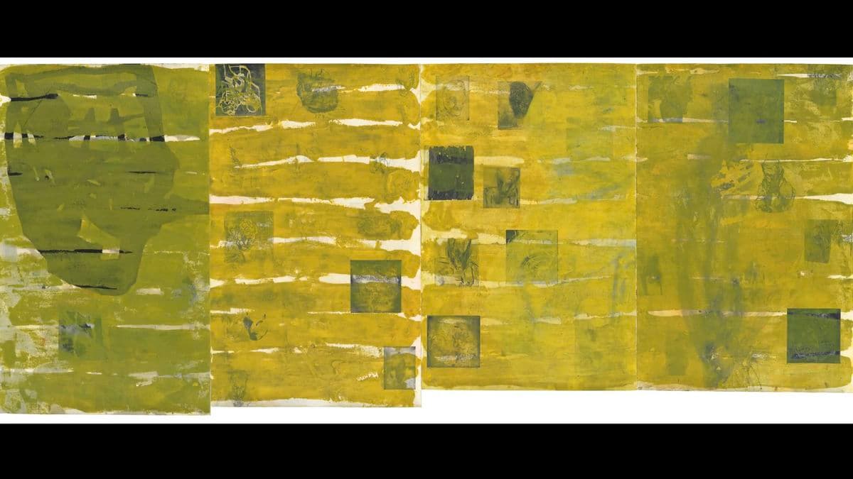 Video still of painting.