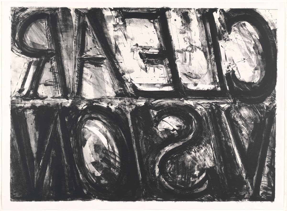 Black and white print of the words 'clear vision' written backwards