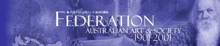 Exhibition Logo for Federation: Australian Art and Society