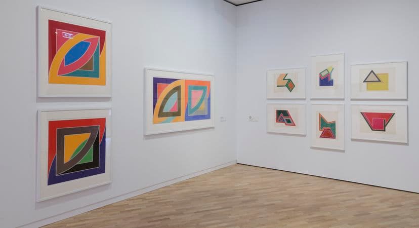 Photograph of Frank Stella: The Kenneth E. Tyler Print Collection at the Orde Poyton Gallery