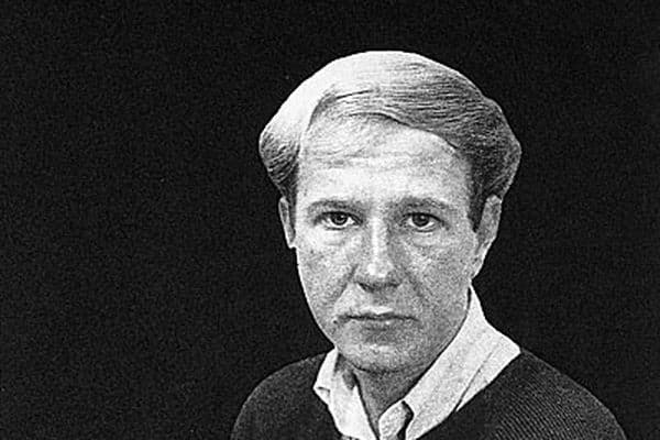 Black and white photograph of Joe Goode