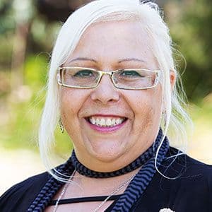 Portrait headshot of a female