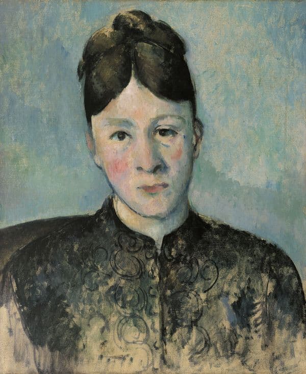 Painted portrait of a woman
