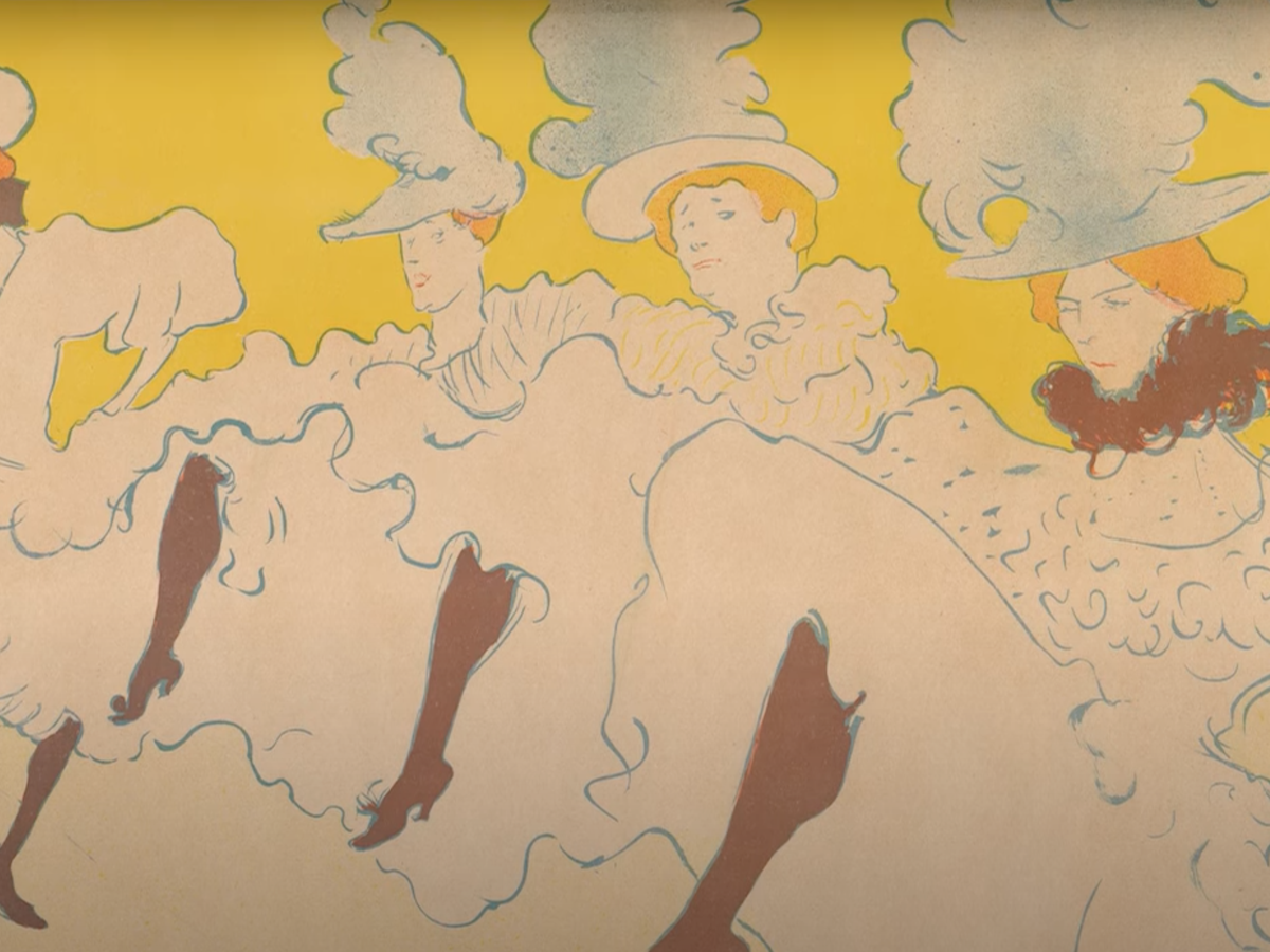 Henri de Toulouse-Lautrec 'Mademoiselle Eglantine's troupe