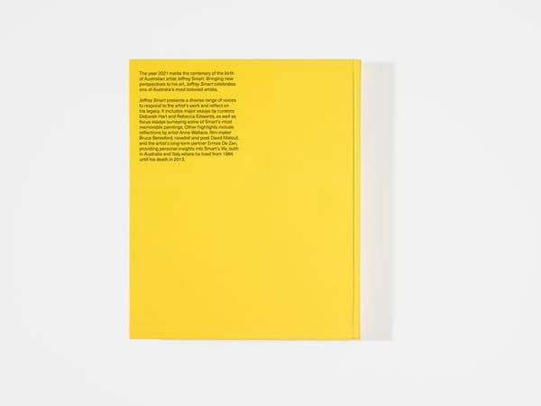Colour photo of Jeffrey Smart Catalouge back cover