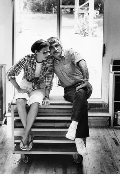 Photograph of Nancy Graves and Kenneth Tyler